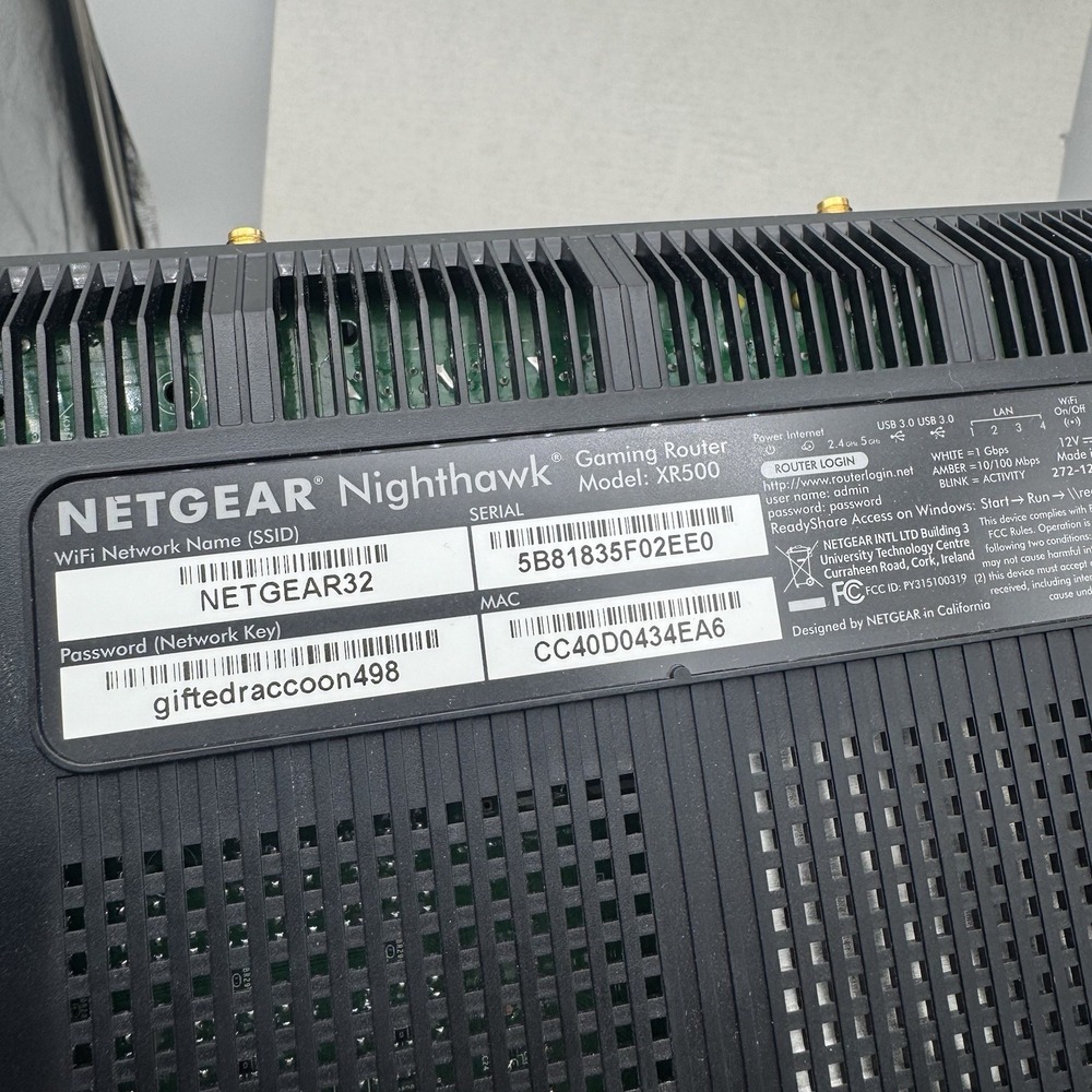 NETGEAR XR500 Gaming Router 4 Ports Wireless Router - XR500 Tested - Picture 6 of 6